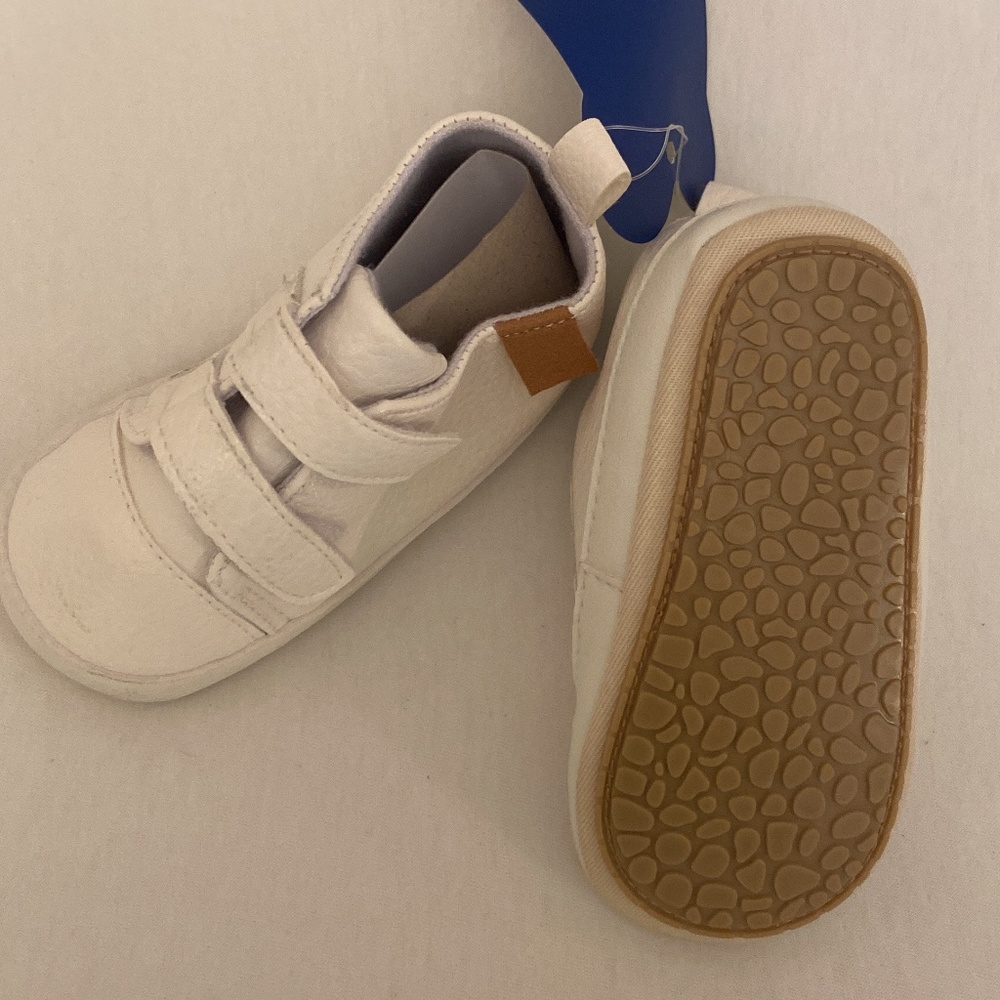 White Velcro Walking Shoes